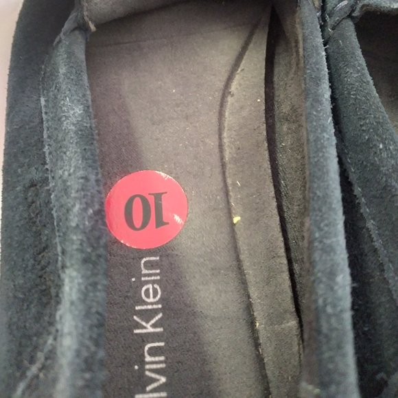 CALVIN KLEIN SUEDE-LIKE SHOES - Picture 5 of 5